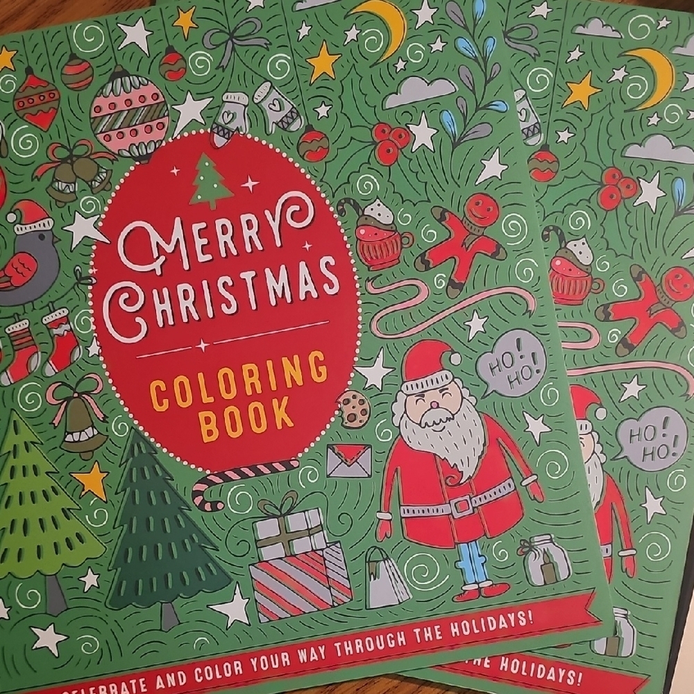 Merry Christmas Coloring Book NEW